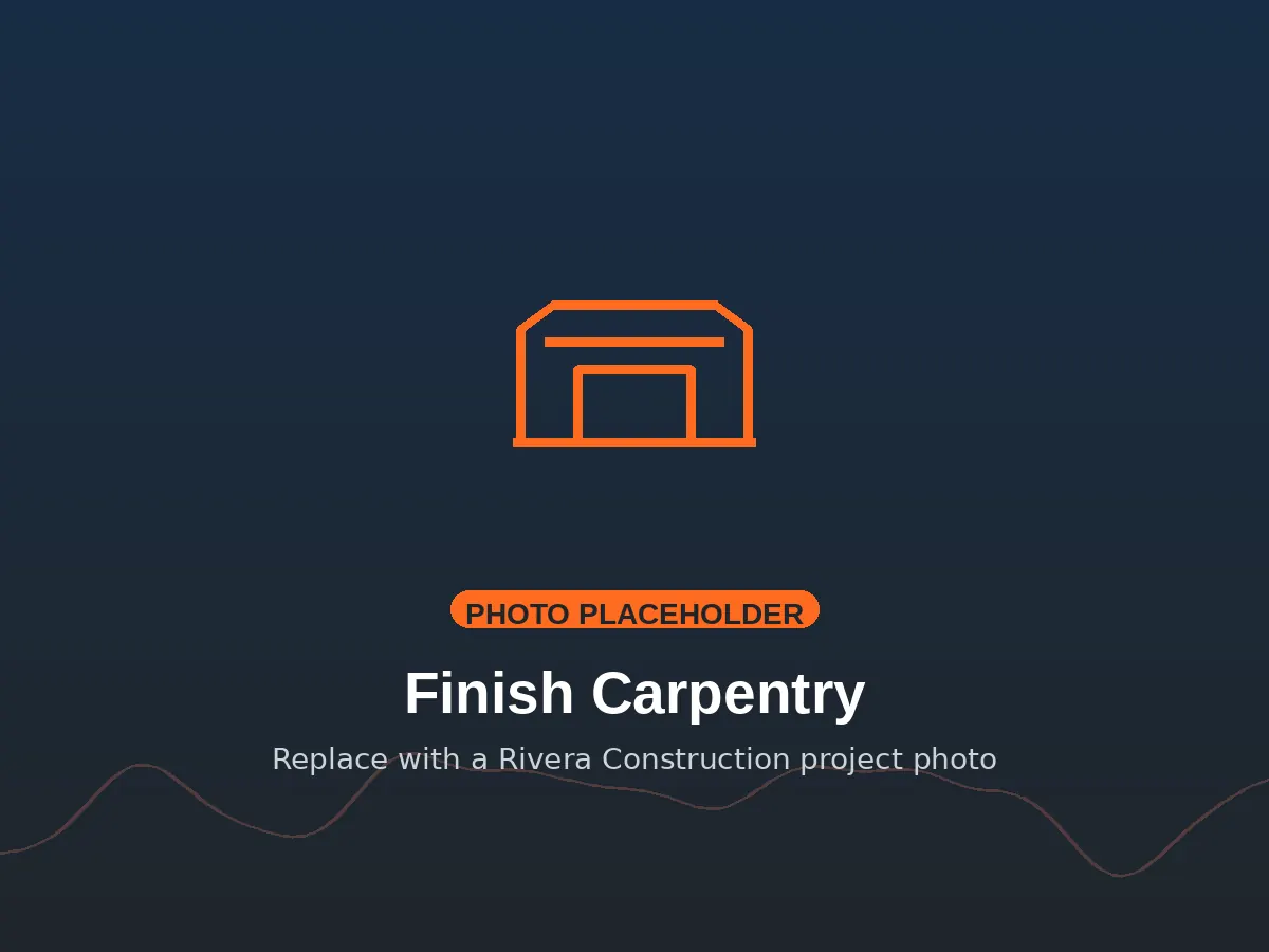 Finish Carpentry & Woodworking — temporary placeholder image Finish Carpentry & Woodworking — temporary placeholder image